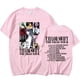 thumbnail image 1 of TaylorSwiftTheErasTourInternationalHerrDamkortT-shirtrundkrageprintedPink, 1 of 1