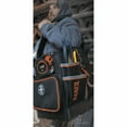 thumbnail image 3 of Klein Tools Tradesman Pro 10-1/4 in. W x 12-1/4 in. H Ballistic Nylon Tote Bag 40 pocket Black/Orange, 3 of 4