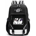 thumbnail image 1 of Mochila Huoying Naruto Sasuke de piel sintética de gran capacidad, 1 of 6