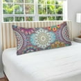 thumbnail image 7 of GZHJMY Mandala Body Pillowcase Super Soft Cozy Plush Pillow Case with Zipper for Sofa Bed Couch, 21 x 54 Inch, 7 of 7