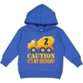 thumbnail image 2 of Inktastic 2nd Birthday Construction Truck, Cement Mixer 2 Years Old Toddler Hoodie, 2 of 4