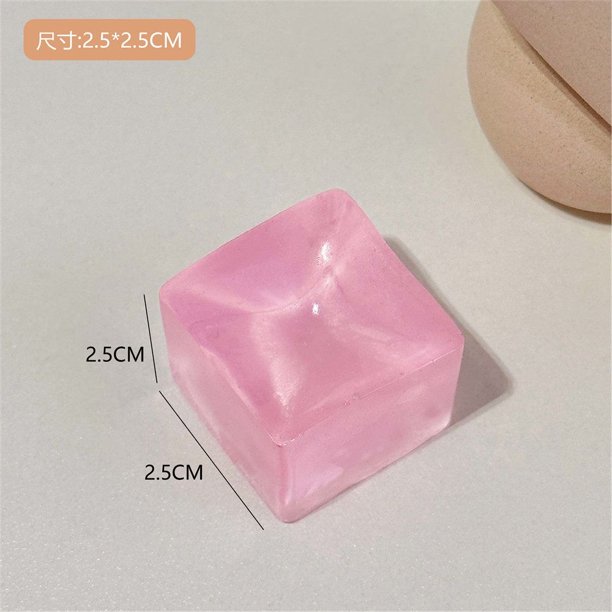 Juguete para apretar con forma de garra de gato transparente, minijuguete sensorial lindo de gelatina de rebote rápido, juguete para inquietos realista y divertido, regalo