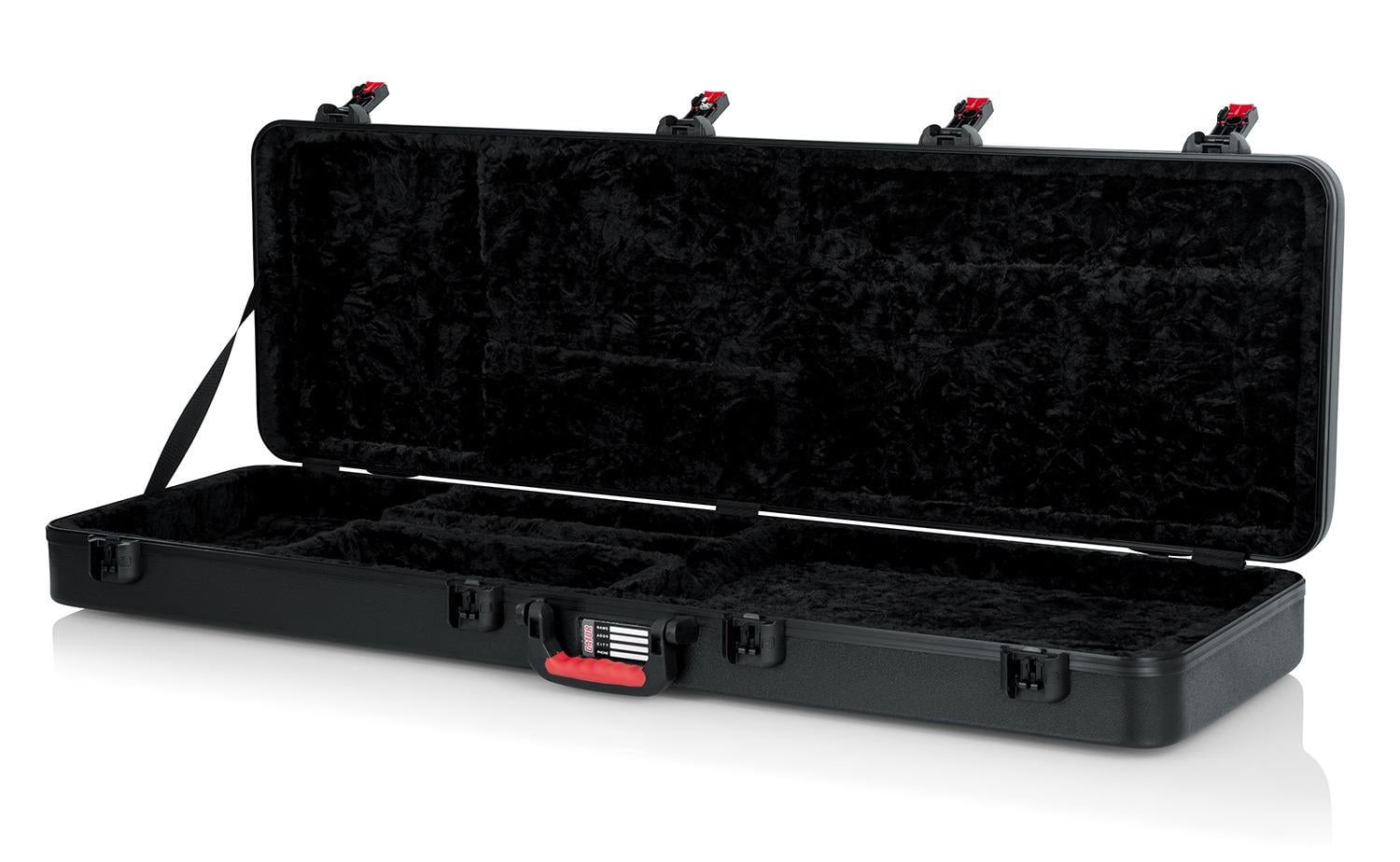 Gator TSA ATA Molded Bass Guitar Case Black Black