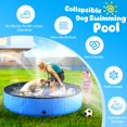 thumbnail image 2 of Piscina para perros Niubya, portátil, plegable, de PVC, 80 x 40 cm, 2 of 7