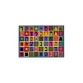 thumbnail image 5 of Fun Time Nylon 51"x78" Hebrew Numbers & Letters Area Rug in Multi-Color, 5 of 5