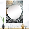 thumbnail image 1 of Designart "Urban Cubist Stones in Grey and Black II" Abstract Cubism Oversized Wall Mirror - Modern Abstract Bedroom Wall Mirror Large - Multiple Color Options, 1 of 6