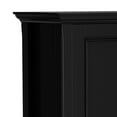thumbnail image 6 of Amherst 32 inch Wide Solid Wood Transitional Low Storage Cabinet in Black, 6 of 11