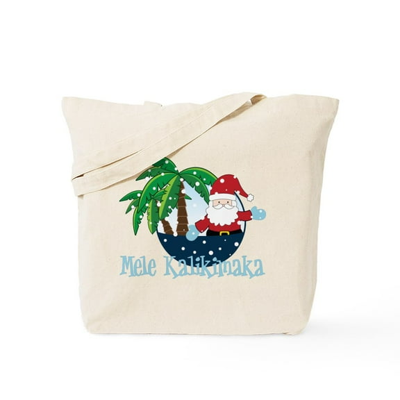 CafePress - Mele Kalikimaka Tote Bag - Unisex Canvas Tote Bag, Beige, 1-Piece