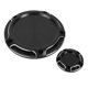 thumbnail image 5 of Cubiertas de cronómetro Derby de aluminio CNC negras compatibles con modelos Touring, Softail, Dyna y Road King para motocicletas, 5 of 8