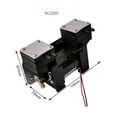thumbnail image 2 of 12V/220 High Positive And Negative Pressure Miniature Vacuum Pump, Large Flow Beauty Instrument Mute Double-head Diaphragm Pump, 2 of 6
