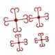 thumbnail image 4 of 4 soportes ajustables para tallos de plantas de tomate para jardines exteriores. rojo, 4 of 8