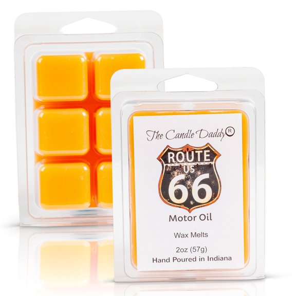 Route 66  - Motor Oil Scented Wax Melt - 1 Pack - 2 Ounces - 6 Cubes