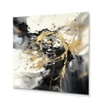 thumbnail image 2 of Designart "Gold Marble Exploration in Depth I" Modern Geometric Metal Wall Art, 2 of 5