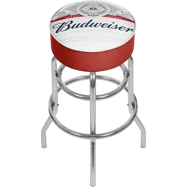 Budweiser 31" Swivel Bar Stool, Collection Budweiser, Luxurious foam