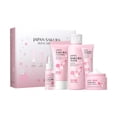 thumbnail image 1 of LAIKOU- Set de cuidado de la piel JAPAN SAKURA Sets de regalo de belleza para mujeres Kit de cuidado de la piel con limpiador, t&oacute;nico, suero, crema para ojos, 1 of 8