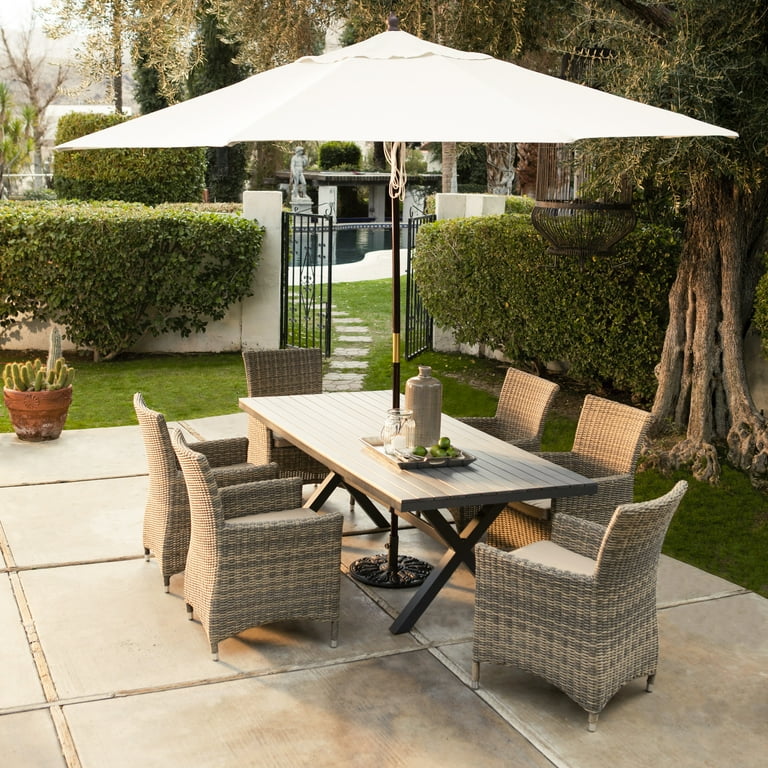 Belham living lucca 9 piece outdoor patio dining set hot sale