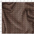 thumbnail image 4 of Soimoi Brown Rayon Crepe Fabric Dot & Cupcake Food Printed Fabric 1 Yard 46 Inch Wide, 4 of 5