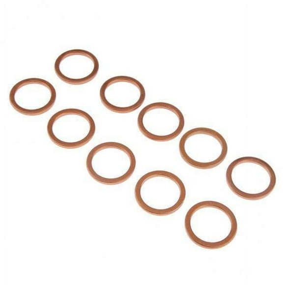 Almencla 5-Lot de 6 10 Pcs Kit de Joint d'Échappement ID:30mm OD:40mm pour CG125 5 Pcs