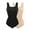 Black+Beige, variant on COMFREE Women Sauna Suit Waist Trainer Vest With Zipper Sweat Tank Top Body Shaper With Trimmer Belt