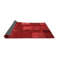 thumbnail image 2 of Ahgly Company Indoor Square Patchwork Red Transitional Area Rugs, 4' Square, 2 of 4