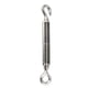 thumbnail image 1 of Tensor de gancho a ojo M10, tensor de cable de alambre galvanizado, aparejo de tornillo tensado 121mm, 1 of 5