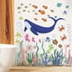 thumbnail image 5 of Decoración de pared para habitación de niños, pegatinas de pared de dibujos animados, póster artístico de pared, calcomanías artísticas para despegar y pegar para niños y decoración preescolar JM, 5 of 5