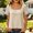 *Beige, variant on Women's Square Neck Ruff Short Sleeve Blouse,Casual Loose Fit Top Beige,Women's Plus L