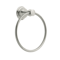 Delta AUB46-SN Aubrey Bath Towel Ring Satin Nickel Finish