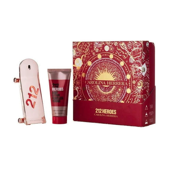Carolina Herrera Heroes 212 2.7 oz EDP for Her Spray Perfume  3.4 lotion Set NIB