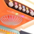 TOBBI Kids Kitchen Play Set with Lights, Sounds, Sink & Water Spray, 65