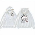 thumbnail image 1 of Sanrio Sweat à Capuche Imprimé Anime pour Femmes Dessin Animé Hello Kitty Y2k Étudiants Chandail en Molleton Ample, 1 of 5