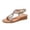 Gold, variant on Women Rhinestone Wedge Sandals Roman Open Toe Beach Flip Flops Summer Fashion