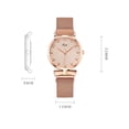 thumbnail image 2 of Resicozy Women's Watches for Ladies Female Wrist Watch Leather Thin Casual Simple Quartz with Date Calendar Coffee#2, 2 of 3