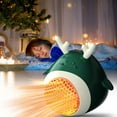 thumbnail image 4 of CYBIBO Portable Space Heater for Indoor Use, Small Desk Heaters for Small Home, Instant Heat with Low Power Consumption, Cute Cartoon Design, Low Noise for Bedroom, Office, Inside, Green, 4 of 7