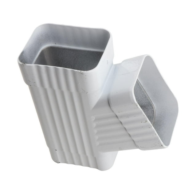 Conector en Y Zulema para canaletas pluviales 6x8cm