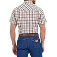thumbnail image 4 of Wrangler® Men's and Big Men's Regular Fit Short Sleeve Western Shirt, Sizes S-5XL, 4 of 4