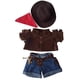 thumbnail image 1 of Outfit The Bear Factory Cowboy para peluches de 38 a 48 cm, 1 of 1