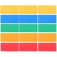 thumbnail image 1 of 15 etiquetas magnéticas para notas, etiquetas adhesivas de colores para almacén, aula, pizarra, 1 of 7