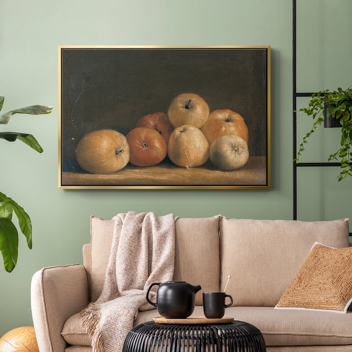 Vintage Botanical Print-LXXVIII By Wexford Home Framed in Gold Wood Gallery Wrapped Canvas 17 in. x 25 in.