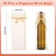 thumbnail image 2 of Uxcell 30pcs Bolsas de Vino de Organza, 15x5.5" Bolsas de Regalo de Malla con Lazo para Bodas y Cumpleaños, Dorado, 2 of 7