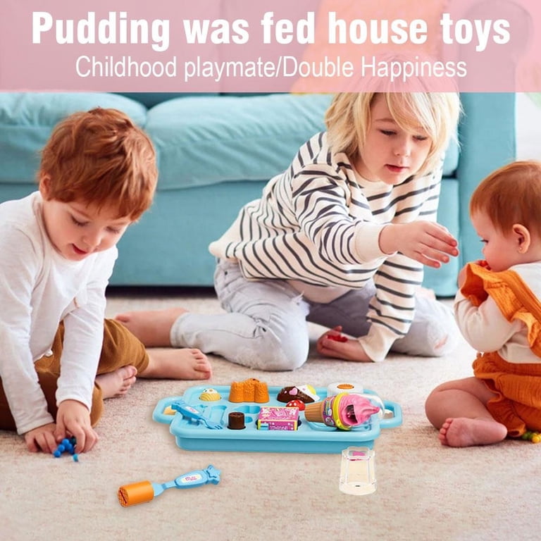 Jelly Strawberry Pudding Set, Food Pudding Feeding Children's