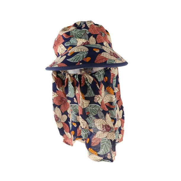 Sombrero para el sol para mujer, visera, sombrero de pescador para senderismo, jardinería y acampada. azul