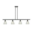 thumbnail image 7 of Innovations Lighting 516-4I Conesus Conesus 4 Light 48" Wide Linear Chandelier - Nickel, 7 of 7