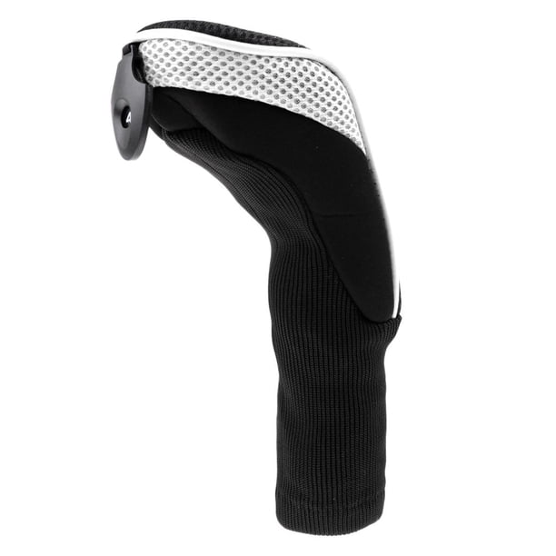 1 Pedazo de Cubierta de Cabeza de Palo de Golf Accesorio de Proteccion paar Golfista - Blanco, 32.5 x 10.5cm Baoblaze Cubiertas de cabeza del club de golf