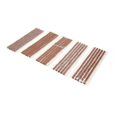 5pcs Brown Tubeless Tyre Tire Repairing Seals Rubber Strip for Car (Best Automobile Tires On The Market)