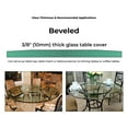 thumbnail image 4 of 36" Inch Round Glass Table Top 3/8" Thick Tempered Beveled Edge by Fab Glass and Mirror, 4 of 5