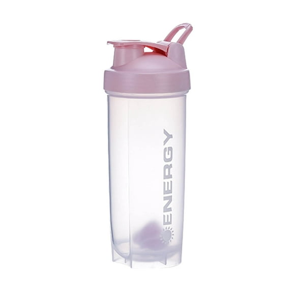 XZNGL Protein Shaker Bottle with Powder Storage 500Ml Shaker Bottle,Shaker Bottle with Stirring Ball,Water Cup for Fitness, Classic Protein Mixer Shaker Bottle
