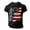 /c42Black255, variant on Toddler Kid Boys T-Shirts Stars Stripes Patriotic Graphic Playwear Crew Neck Short Sleeve Relaxed Fit Outdoor Lightweight Summer Casual Festival Wear Cool Beach Top,Army Green,2-3 Years
