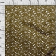 thumbnail image 3 of oneOone Viscose Jersey Dark Olive Green Fabric Beach Dress Material Fabric Print Fabric By The Yard 60 Inch Wide, 3 of 4