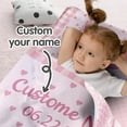 thumbnail image 2 of Personalized Pink Elephant Toddler Girls Nap Mats for Daycare - Soft & Comfortable Sleeping Mat with Pillow and Blanket , Custom Name Kids Sleeping Bag for Preschool Kindergarten, Easy Carry Napsack, 2 of 8